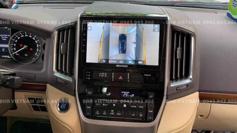 Màn hình DVD Android liền camera 360 xe Toyota Land Cruiser 2016 - 2020 | Bravigo Ultimate (6G+128G)  